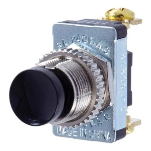 Jandorf 61306 Black 3A 120V 1-Pole 2-Screw Terminal SPST Double Circuit Switch - Picture 1 of 2