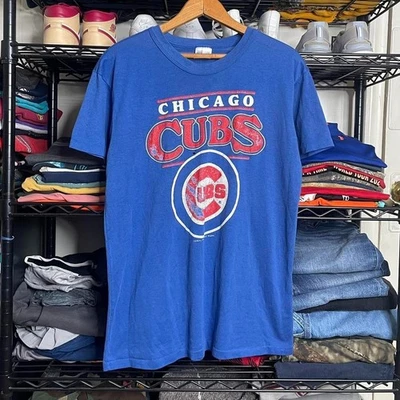 Remake Vintage 1988 Chicago Cubs Retro Baseball T-Shirt AN62558 - Image 1 of 2