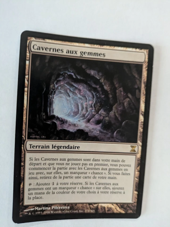 French Gemstone Caverns Time Spiral MTG Exc Free shipping with tracking - Image 1 of 2