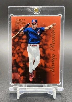 1996 Select Certified Red Manny Ramirez #51 EARLY SP CERTIFIED RED /1800 - Image 1 of 4