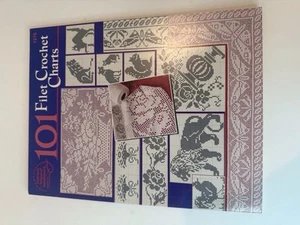 101 Filet Crochet Charts Rita Weiss 1275 ASN American School of Needlework - Picture 1 of 6