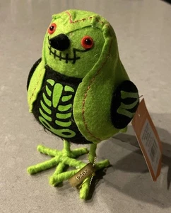 Halloween Hyde And Eek 2024 X-Ray Zombie Fabric Bird Featherly Friends, Target. - Picture 1 of 4