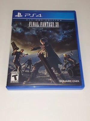 2016 Final Fantasy XV 15 Day One Edition PlayStation 4 PS4 Game Square Enix - Image 1 of 4