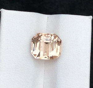 Piedra preciosa de pérdida de forma de Kunzita melocotón rosado corte 6,05 CT de Afganistán. - Imagen 1 de 10