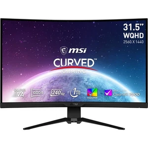 2x MSI MAG 325CQRXF-QD 32" WQHD 1440p (240Hz) VA LED Curved Gaming Monitors - Picture 1 of 6