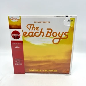 Best Of The Beach Boys Sounds Of Summer 2 LP SEA BLUE Vinyl Limited - Picture 1 of 7