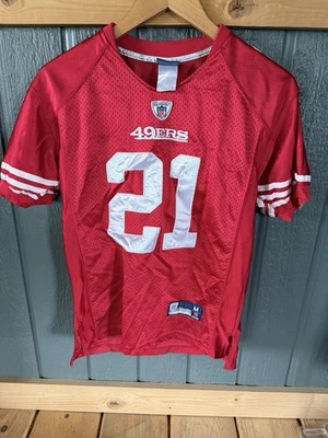 Camiseta San Francisco 49ers Frank Gore 21 NFL Juvenil Roja Mediana 10/12 Reebok Foto 1 de 4