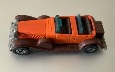Hot Wheels '31 Doozie 1976 оранжевый винтажный черный настенный недостающий верх из Гонконга. W11 - Изображение 1 из 4