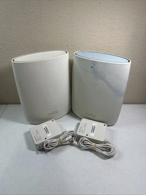 Netgear Orbi RBR50 Wifi Router and RBS50 Add-On Satellite - Image 1 of 4