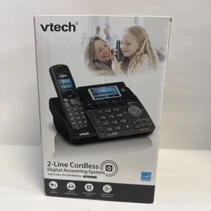Vtech DS6151-11 2-Line Cordless Digital Answering System Caller ID - Zdjęcie 1 z 6