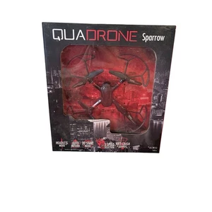 QuadDrone Sparrow Drone Cuadricóptero 3 Velocidades, Modo Acrobacias 3D, Devolución Automática NUEVO SELLADO - Imagen 1 de 3