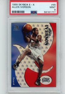 1999-00 Fleer Skybox E-X #45 ALLEN IVERSON - PSA 9 - Bild 1 von 2
