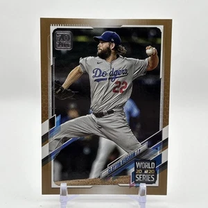 2021 Topps World Series Highlights Gold /2021 Clayton Kershaw #179 - Picture 1 of 2