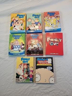 Family Guy DVD LOT VOLUMES 1‐7 & Stewie Griffin Untold Story Seasons 1-7 - Image 1 of 4