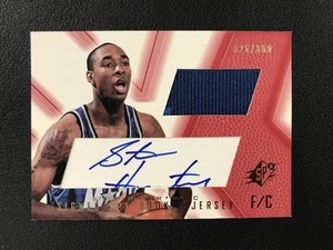 2001 Upper Deck SPX #99 Steven Hunter Rookie Patch Auto /800 Orlando Magic - Picture 1 of 2