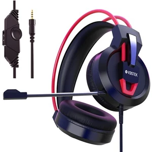Gaming Headset Noise Isolating Overear Headphone with Mic.Volume Control - Picture 1 of 6