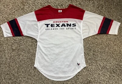 VICTORIA'S SECRET PINK TEXANS Jersey NFL Football Collection Varsity Small - Image 1 of 4