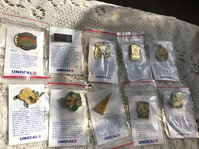 OAKLAND A’s PIN COLLECTION FROM 70’s and 80’s LOT OF 10 UNOPENED - ONE OWNER - Image 1 of 3