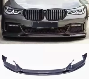 M Sport Front Bumper Lip PU - Polyurethane Fits 2016-2018 BMW G11 G12 7 Series - Picture 1 of 7
