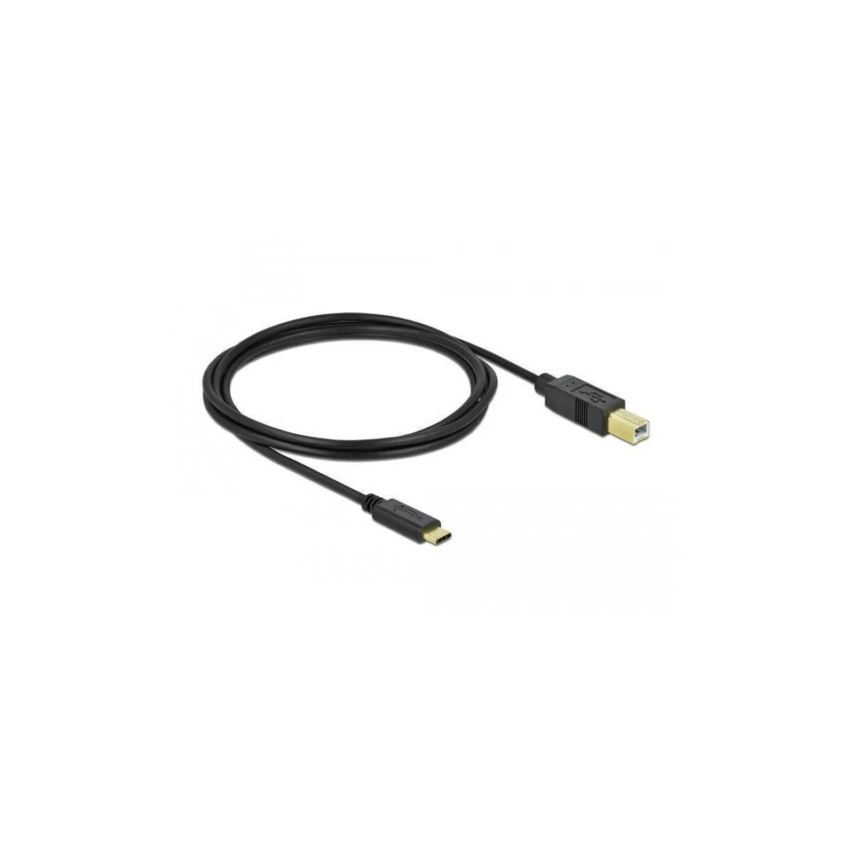 USB 2.0 Kabel Type-C zu Typ-B 2 m - Bild 1 von 1