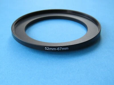 52mm to 67mm Step Up Step-Up Ring Camera Lens Filter Adapter Ring 52mm-67mm - Image 1 of 2