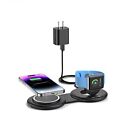 RTOPS Wireless Charger 2 in 1 Magnetic Wireless Charging Station Foldable Tra...
