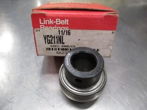Rodamiento esférico desmontado Link Belt YG211NL, N.O.S., estante RS7 - Imagen 1 de 5