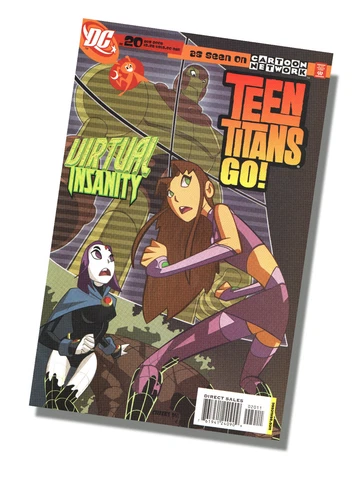 SIGNED by Greg Cipes! Teen Titans Go -  Issue #20 Virtual Insanity Cover