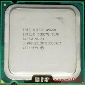Intel Core 2 Quad Q9650 3 GHz 12 MB 1333 MHz 4 núcleos socket 775 procesador CPU - Imagen 1 de 1