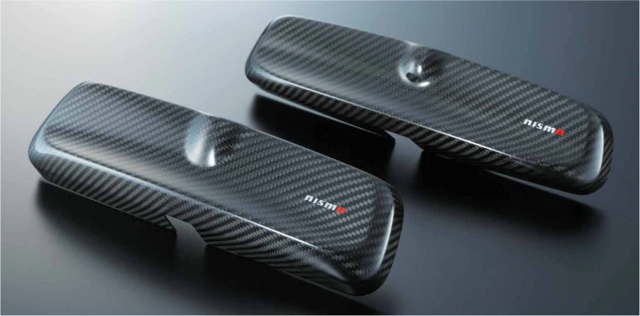Cubierta de espejo retrovisor de habitación de carbono NISMO para Skyline GT-R BCNR33 96325-RNR40 Foto 1 de 1