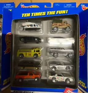 Juego de regalo de 10 coches Mattel Hot Wheels. 18730-Mattel Ruedas BLANCAS Toys R Us Camaro - Imagen 1 de 10