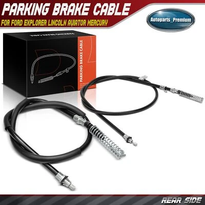 2Pcs Rear LH & RH Parking Brake Cable for Ford Explorer Lincoln Aviator Mercury - Image 1 of 4