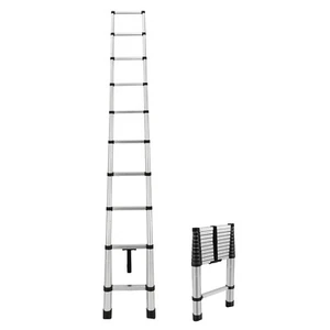 RecPro RV Aluminum Telescoping Ladder | Collapsible Extension Ladder - Picture 1 of 25