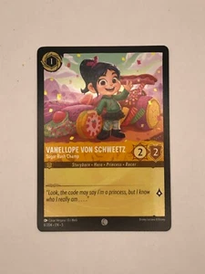 Disney Lorcana Shimmering Vanellope von Schweetz Sugar Rush Champ 6/204 non-foil - Picture 1 of 2
