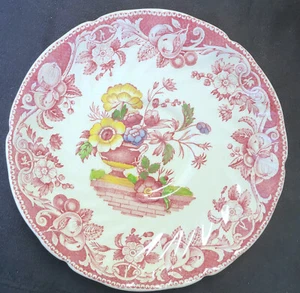 Plato(s) Royal Doulton Pomeroy Pan Rosa Rojo Casi Como Nuevo 6.5 pulgadas - Imagen 1 de 2