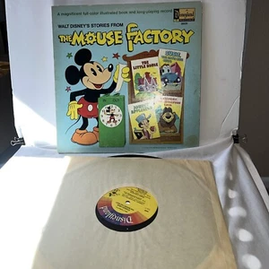 WALT DISNEY'S STORIES FROM THE MOUSE FACTORY ALBUM + 11 page story book 1972 - Picture 1 of 6