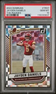 2024 Panini Donruss The Rookies Jayden Daniels Tr37 - PSA 10 - Bild 1 von 2