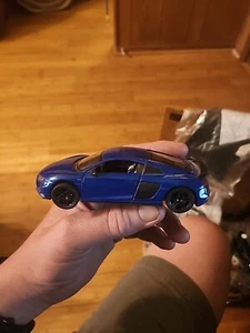Kinsmart 2020 Audi R8 Coupe Blue 1/36 Scale KT5422 5" Diecast Pull Back Car - Picture 1 of 7