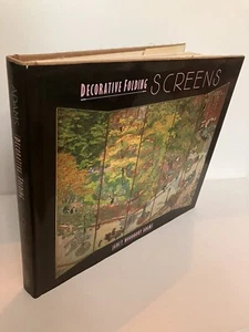 DECORATIVE FOLDING SCREENS Janet Woodbury Adams 1st Edition/1st Print 1982 NF/NF - Imagen 1 de 7