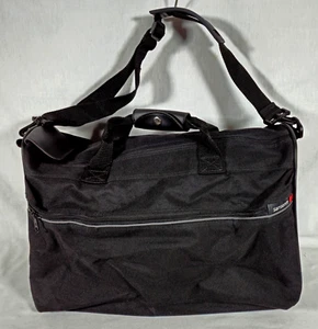RARE! 1993 SAMSONITE OYSTER GLS BLACK HANDLED DUFFEL BAG WITH SHOULDER STRAP - Picture 1 of 12