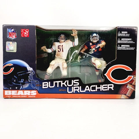 2011 McFarlane Dick Butkus Brian Urlacher Chicago Bears 2 Pack Sportspicks - New Cover
