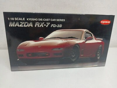 Mazda Rx-7 FD-3S  08002R Red Kyosho Diecast 1/18-Y1-B3 - Immagine 1 di 4