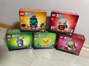 LEGO Seasonal Brickheadz 40349 40350 40271 40272 40273 Easter Valentine's Day Puppy - Picture 1 of 27
