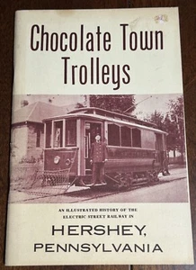 Folleto de ferrocarriles eléctricos Hershey 1967 'Chocolate Town Trolleys' - Imagen 1 de 20