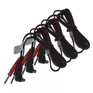 12 piezas Cable de cable de plomo de 2,35 mm cabeza de conector de CC para masajeador Tens - Imagen 1 de 1