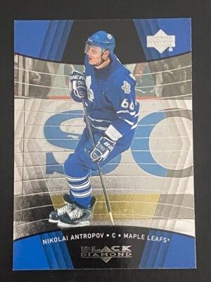 Nik Antropov 1999-00 Upper Deck Black Diamond Rookie #83 Toronto Maple Leafs - Image 1 of 2