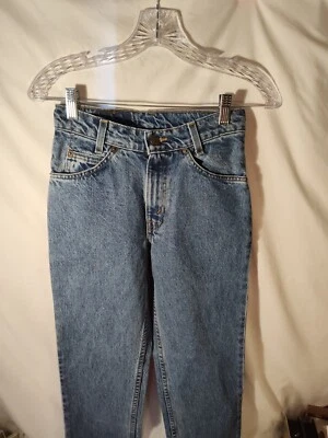 Винтажный Levis США 505 классический крой студента 26 x 28 оранжевый вкладка хлопок джинсы новый - Изображение 1 из 4