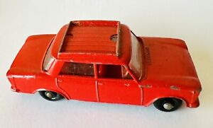 Vintage 1965 Lesney Matchbox #56 Fiat 1500 RARE RED VARIATION RED INTERIOR HTF
