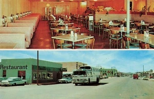 TX Van Horn Texas - Mueller's Dineateria Restaurant - Vintage 1960 Postkarte (F3) - Bild 1 von 4