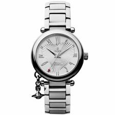 Vivienne Westwood Orb 32mm Stainless Steel Case, Stainless Steel Strap, Women's Watch (VV006SL)